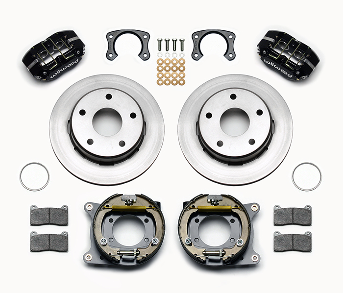 Wilwood Dynapro Lug Mount P/S Park Brake Kit Drilled Small Ford 2.36in Off Bronco 5 x 5.50